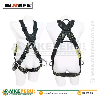 Arnés 4 Argollas en Kevlar con Argolla Dorsal en Reata IN 8004-2K-Insafe