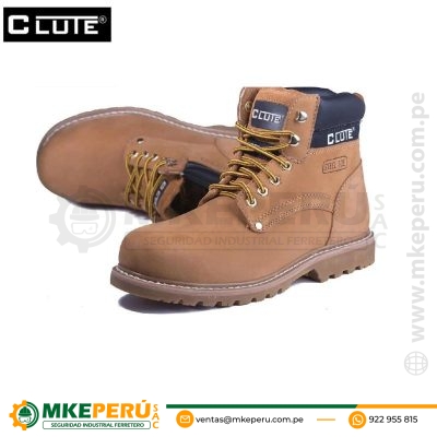 BOTIN TITAN HONEY C/NUBUCK C/P ACERO CLUTE -59101ST