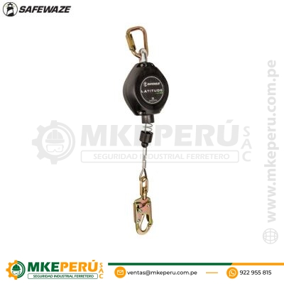 Bloque Retráctil de acero 20ft 6 Metros FS-FSP1220-G SafeWaze