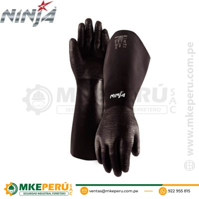 GUANTE NEOPRENE CAVALIER CORRUGADO-NINJA 14″