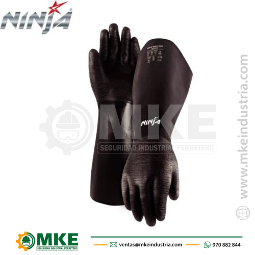 GUANTE NEOPRENE CAVALIER CORRUGADO-NINJA 14″