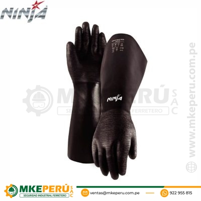 GUANTE NEOPRENE CAVALIER CORRUGADO-NINJA 18″