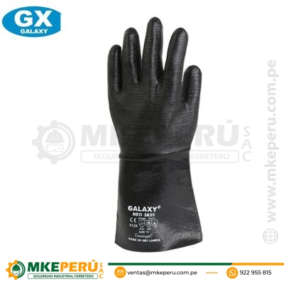 GUANTES DE NEOPRENE GALAXY NEO 3835 CORRUGADO DE 14″