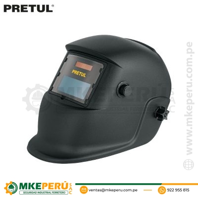 Careta Electrónica p/Soldar, Sombra 9 a 13, PRETUL-28145