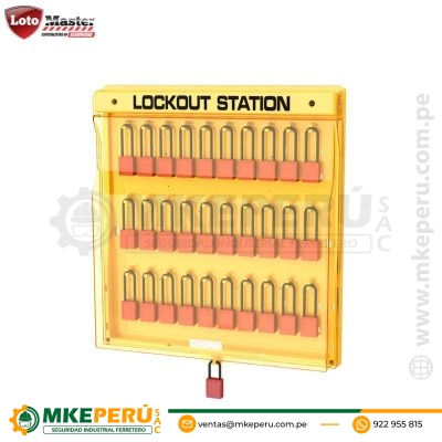 Estación de Bloqueo para 30 Candados Loto Master LM.ST04