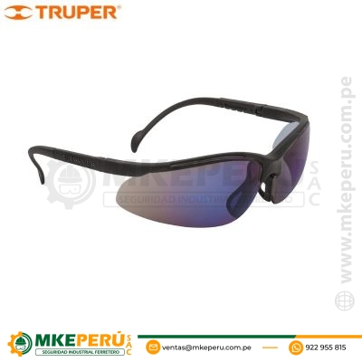 Lentes de Seguridad Espejo Azul 10826 Truper