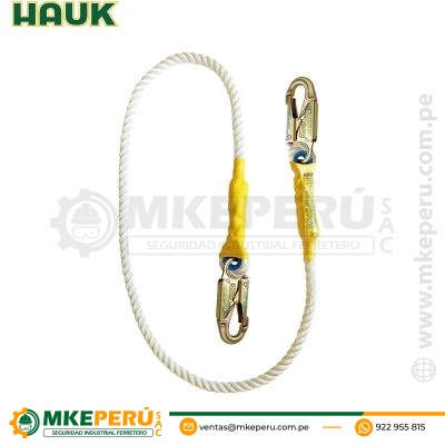 Línea De Conexión De Cabo Torcido De 5/8″ Con Dos Ganchos De 3/4″ de 2.50M – Hauk XC1P
