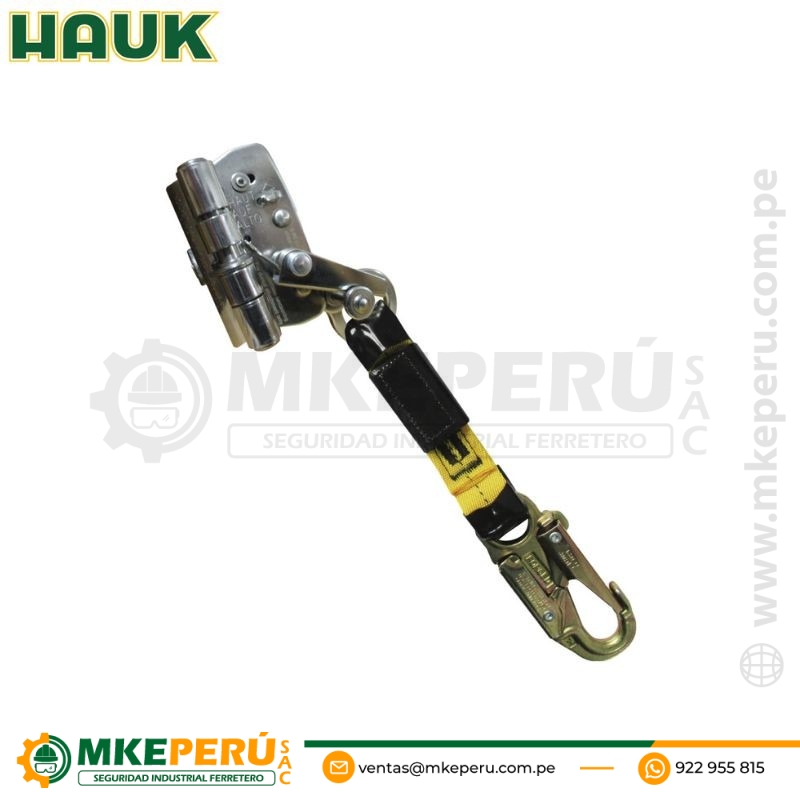 Línea De Conexión De 0,25 M Y Freno Con Traba Para Cuerda De 11 A 13 Mm Hauk – Xn025+Fct