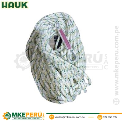 Línea De Vida Vertical De 11mm – 40 Metros Hauk
