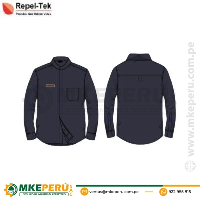Camisa Resistente a la Llama(ignifuga) de 27.7 cal/cm2 – Repe-ltek