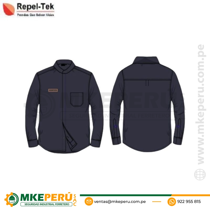 Camisa Resistente a la Llama(ignifuga) de 27.7 cal/cm2 – Repe-ltek