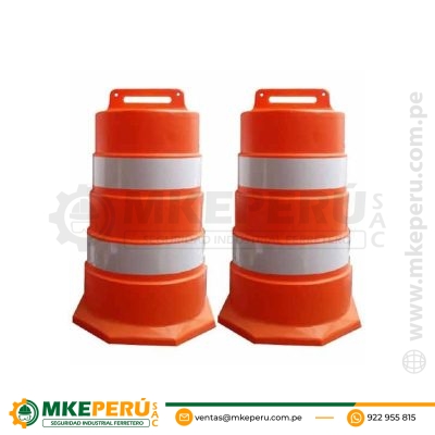 Cilindro Vial De Pvc -Naranja