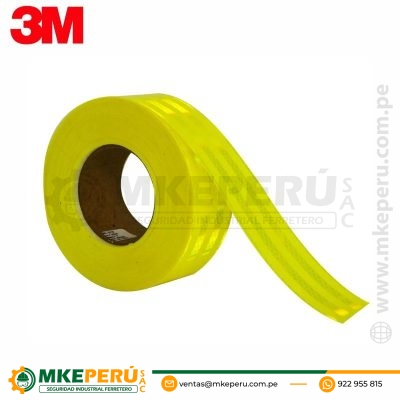 Cinta Reflectiva 3M Amarillo Limón 983-23 – Vehicular