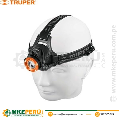 Linterna Frontal De Minero 800 Lm Truper 11853
