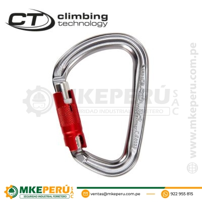 Mosquetón pera con cierre automático 3T XL-D TG – Climbing Technology