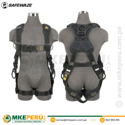 Arnes Arc Flash (Dielectrico) 4D, Qc 3D 022-1038-Safewaze