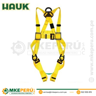 Arnés Dieléctrico 3 Anillos y 3 Hebillas – Hauk (I3A3HD)