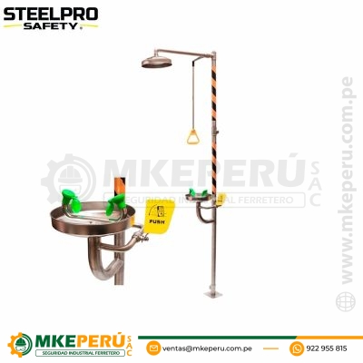 Ducha Lavaojos Inox Bd-560A – Steelpro