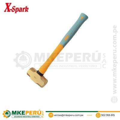 Comba De Bronce 4 Libras Mango Fibra Vidrio -X-Spark