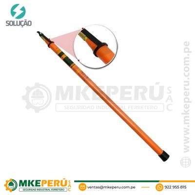 Pertiga Telescopica 3 Cuerpos-1.47-3.82mts