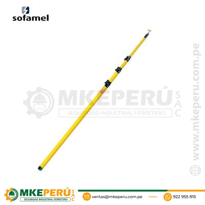 Pertiga Telescopica 420kv 2.30-12.00mts 6 Cuerpos