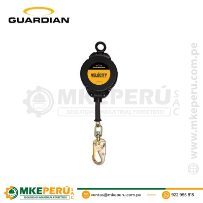 Bloque Retractil Velocity 16 ft (4,8 m) Cable SRL – Guardian 42000