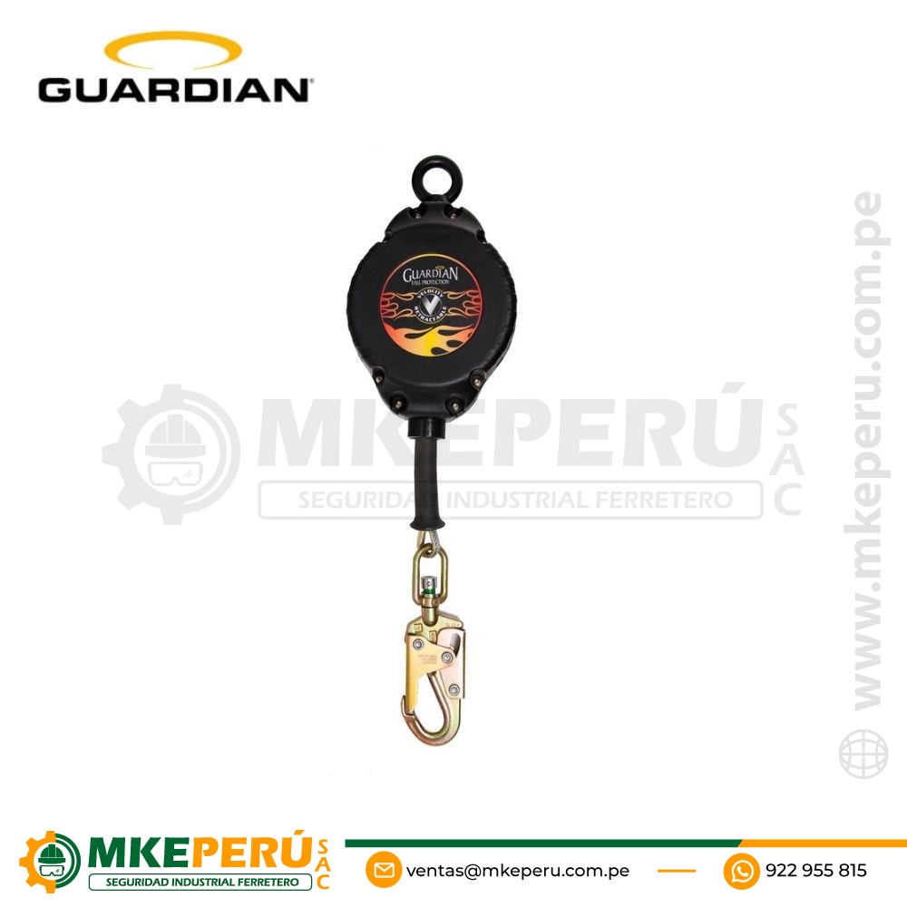 Bloque Retractil Velocity 20 ft (6,1 m) Cable SRL – Guardian 42001 – MKE