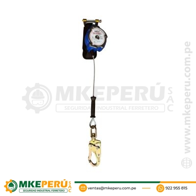 Bloque Retráctil Individual SKYFALL – Cable de Acero 8′