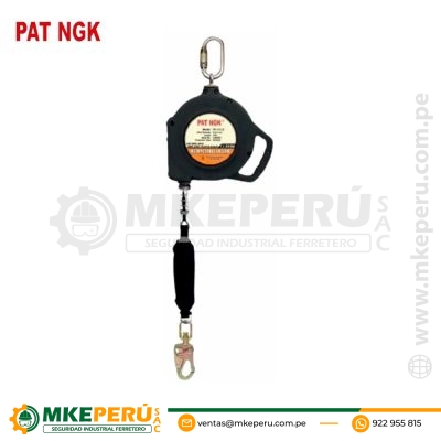 Bloque Retractil PE-10-LE de 10 metros Pat Ngk