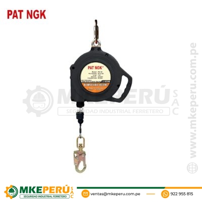 Bloque Retractil PE-15 de 15 metros Pat Ngk