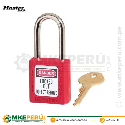 Candado de Bloqueo 1.5″ Master Lock 410RED