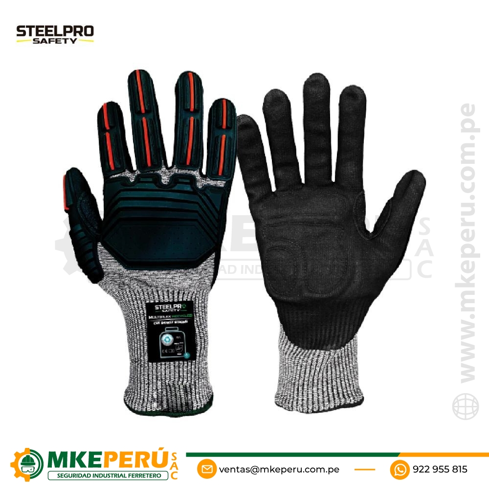 Guante Multiflex Recycled Cut IMPACT STRONG Steelpro