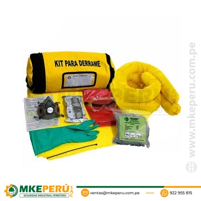 Kit Antiderrame de 10L para Químicos, KIT10LQ