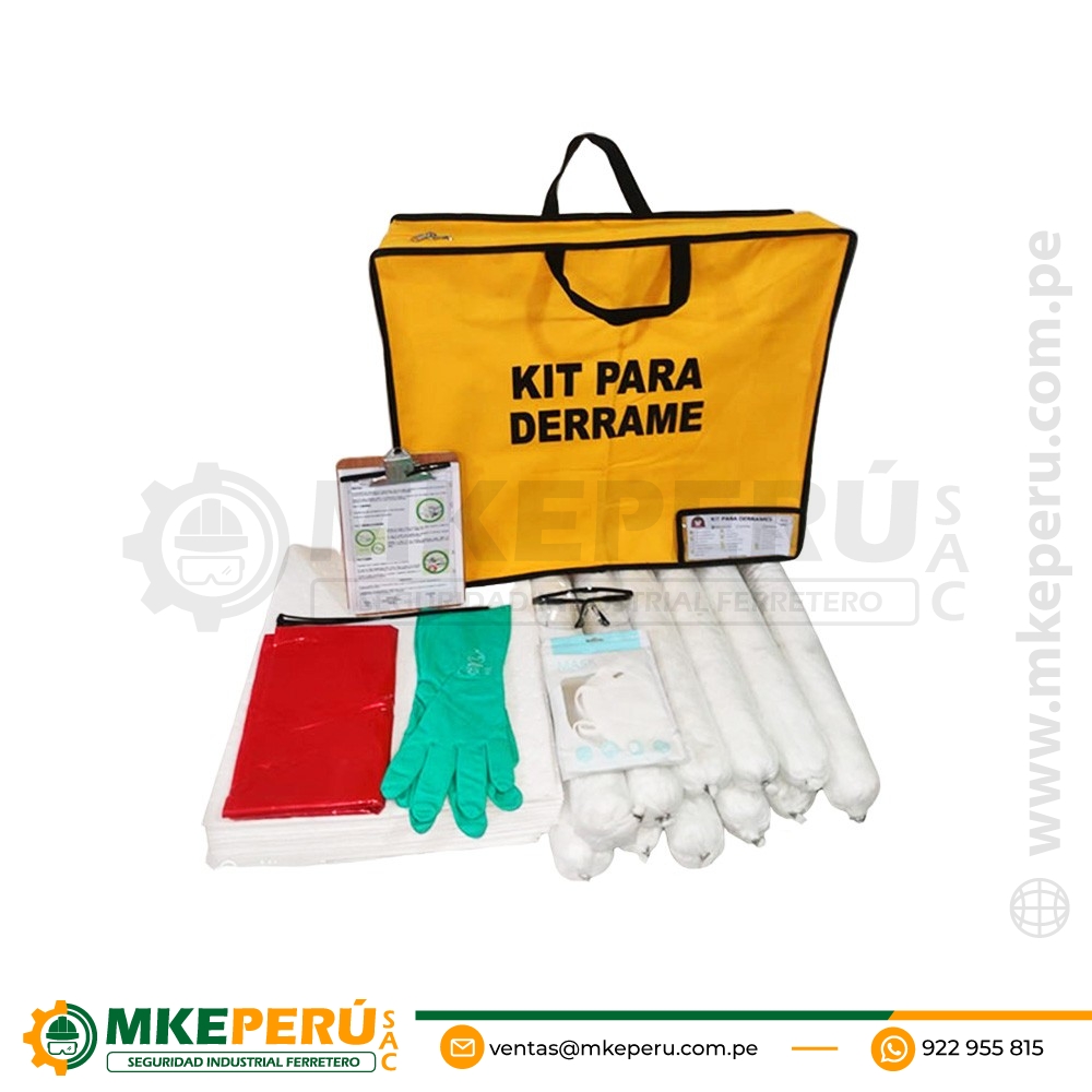 Kit Antiderrame de 60L para Hidrocarburos, KIT60LH