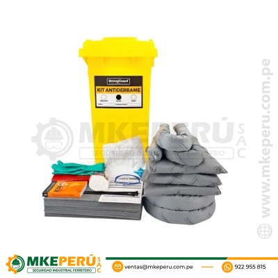 Kit Antiderrame Contenedor 120L Universal, KIT120LU