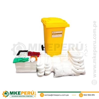 Kit Antiderrame Contenedor 240L para Hidrocarburos, KIT240LH